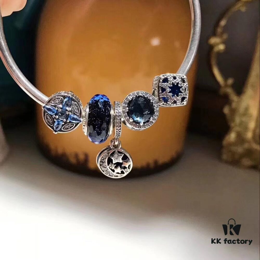 692fe40099f2d84055c8bf91 Pandora Blue Star and Moon ☪ New Arrival! Premium Craftsmanship with Authentic Materials, Perfect Replica of Official Store Quality
