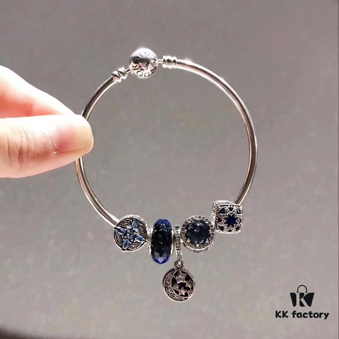 692fe40199f2d84055c8bf95 Pandora Blue Star and Moon ☪ New Arrival! Premium Craftsmanship with Authentic Materials, Perfect Replica of Official Store Quality
