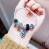 692fe40499f2d84055c8bf9b Pandora Shining Blue Star and Moon ☪ New Arrival! ZP Material, Exquisite Craftsmanship, Quality Comparable to ZP! Shimmering Blue Faceted Glass, Fairy-Tale Pumpkin Carriage, Sparkling Dark Blue Cat's Eye, Vintage Night Sky Openwork Star and Moon Bead, Vintage Night Sky Star and Moon ☪ Pendant, Comes with Packaging!