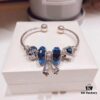 692fe40a99f2d84055c8bfa6 Pandora Blue Magical Bell Pendant - New Arrival, ZP-Grade Craftsmanship with Faceted Blue Glass and Celestial Moon & Star Design