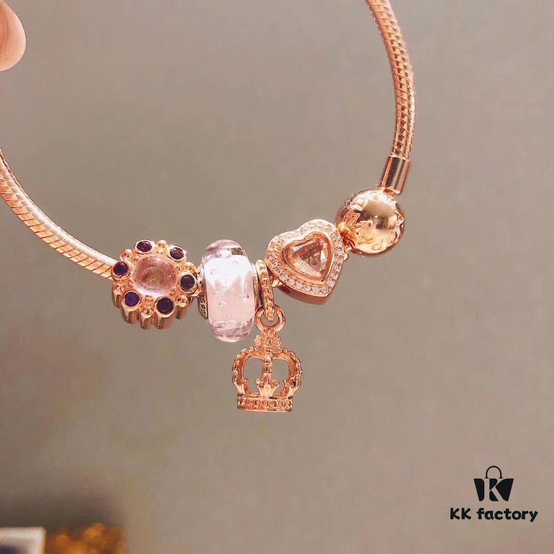 692fe41199f2d84055c8bfb3 Pandora Pink Bubble Rose Crown New Arrival! High-Quality Replica with Authentic Materials, Perfect Craftsmanship Comparable to Original