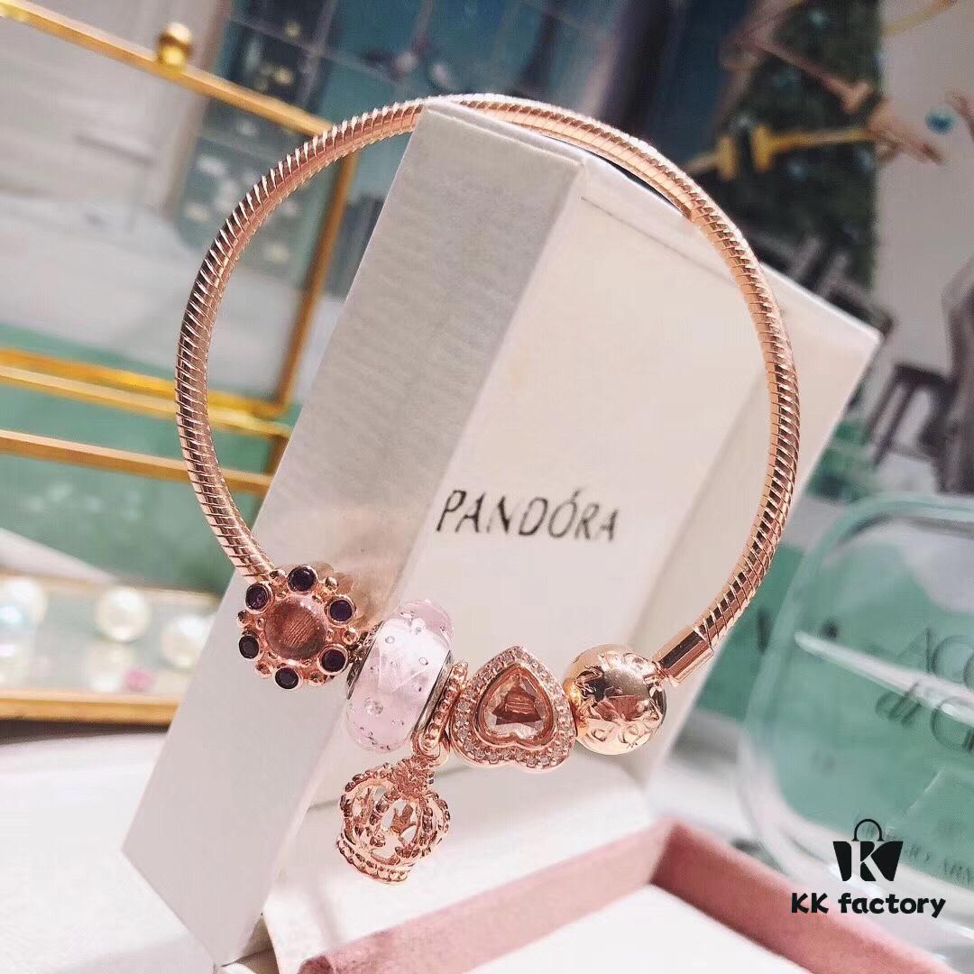 692fe41199f2d84055c8bfb4 Pandora Pink Bubble Rose Crown New Arrival! High-Quality Replica with Authentic Materials, Perfect Craftsmanship Comparable to Original