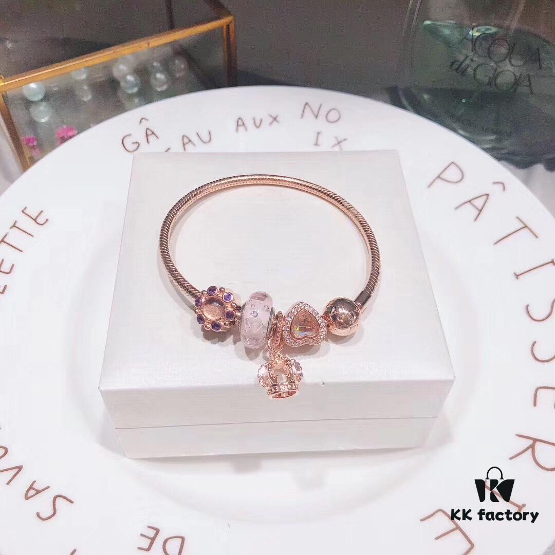 692fe41199f2d84055c8bfb5 Pandora Pink Bubble Rose Crown New Arrival! High-Quality Replica with Authentic Materials, Perfect Craftsmanship Comparable to Original