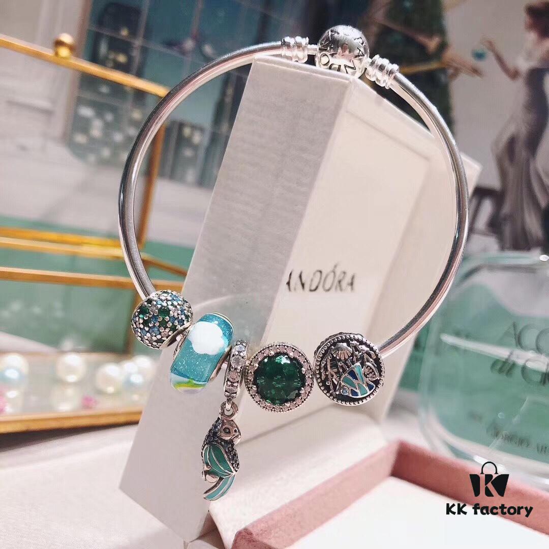 692fe41499f2d84055c8bfba Pandora Rainbow Mint Parrot New Arrival! Crafted with authentic boutique materials, perfectly replicated to match retail quality!
