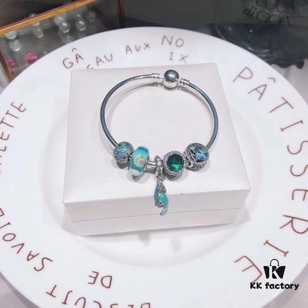 692fe41599f2d84055c8bfbb Pandora Rainbow Mint Parrot New Arrival! Crafted with authentic boutique materials, perfectly replicated to match retail quality!