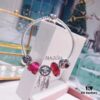692fe41699f2d84055c8bfbd Pandora Rose Dream Catcher New Arrival! Red faceted glass, Love round bead, smiling lip charm, beautifully symbolic dream catcher pendant