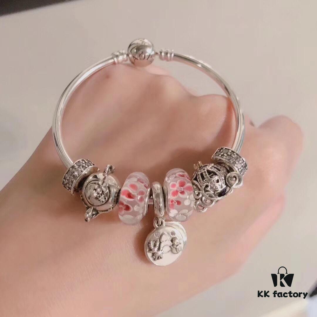 692fe41e99f2d84055c8bfcb Pandora Pandora Peach Blossom Snowman ❄️ New Arrival! Made with counter materials, perfectly crafted one-to-one, quality comparable to official counter products. Featuring peach blossom glass bead, teapot fairy 🧚♀️, fairy tale pumpkin carriage, sparkling rhinestone clip, white snowman pendant. Comes with original counter packaging! 🍃🌺