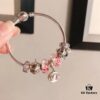 692fe41f99f2d84055c8bfcc Pandora Pandora Peach Blossom Snowman ❄️ New Arrival! Made with counter materials, perfectly crafted one-to-one, quality comparable to official counter products. Featuring peach blossom glass bead, teapot fairy 🧚♀️, fairy tale pumpkin carriage, sparkling rhinestone clip, white snowman pendant. Comes with original counter packaging! 🍃🌺