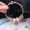 692fe41f99f2d84055c8bfcf Pandora Pandora Peach Blossom Snowman ❄️ New Arrival! Made with counter materials, perfectly crafted one-to-one, quality comparable to official counter products. Featuring peach blossom glass bead, teapot fairy 🧚♀️, fairy tale pumpkin carriage, sparkling rhinestone clip, white snowman pendant. Comes with original counter packaging! 🍃🌺