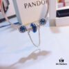 692fe42099f2d84055c8bfd1 Pandora Pandora Brilliant Blue Heart Chain New Arrival!