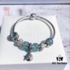 692fe42299f2d84055c8bfd5 Pandora Pandora Aqua Blue Spiral Sparkling Diamond Star New Arrival! Made with counter materials for a one-to-one perfect replication, quality comparable to official store products!
