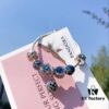 692fe42399f2d84055c8bfd9 Pandora Pandora Shimmering Blue Star and Moon ☪️ New Arrival! Perfectly crafted with counter materials, one-to-one replication, quality comparable to official store products! Shimmering blue cross snowflake ❄️ charm, sparkling dark blue cat's eye, fully diamond-paved blue bead, enamel snowflake bead, bow 🎀 clasp, paired with star and moon fairy tale pendant. Made of S925 silver and comes with official packaging!