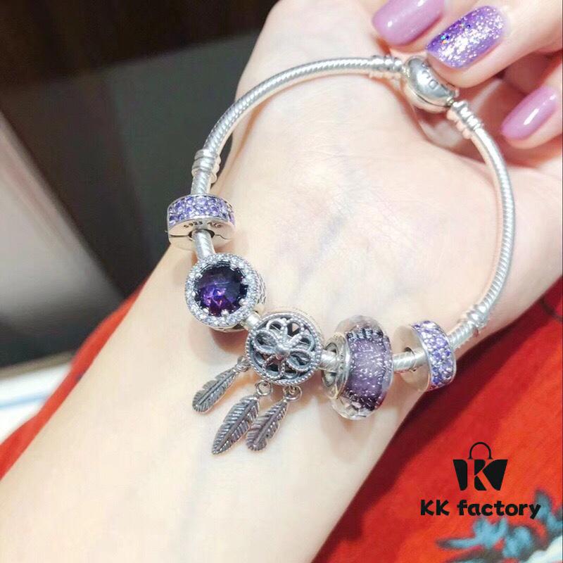 692fe42799f2d84055c8bfe3 Pandora Pandora Silver Deep Purple Dream Catcher New Arrival! Highest Quality on Market, Supports Counter Cleaning! Made with Counter Materials, Perfect 1:1 Craftsmanship!