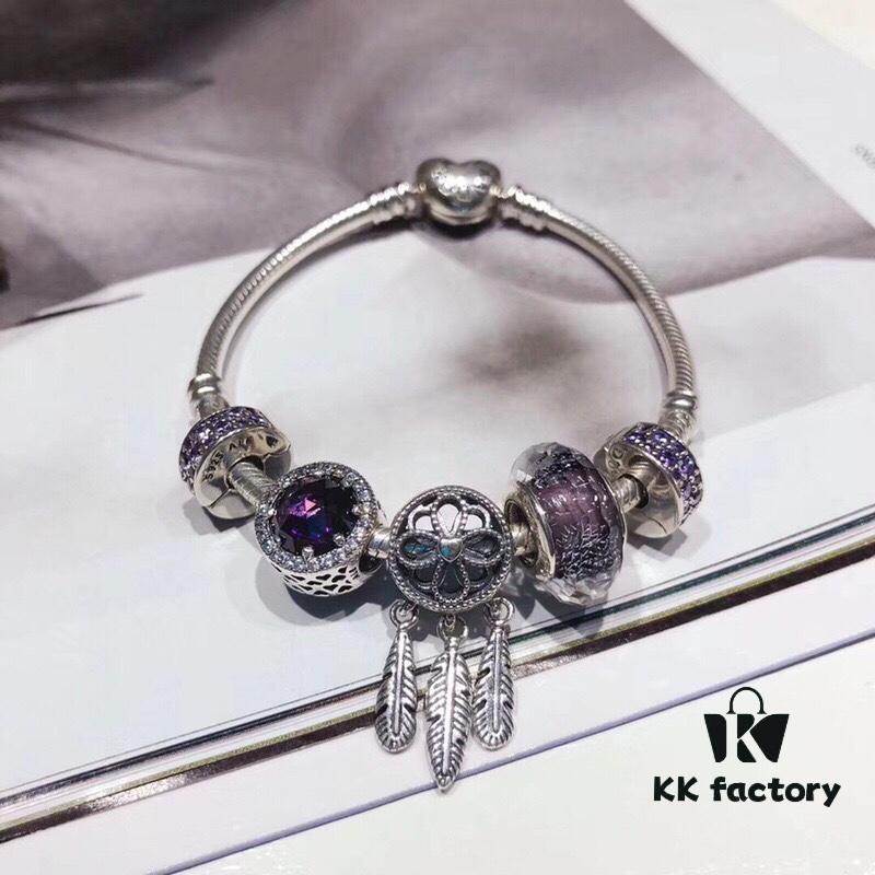 692fe42999f2d84055c8bfe5 Pandora Pandora Silver Deep Purple Dream Catcher New Arrival! Highest Quality on Market, Supports Counter Cleaning! Made with Counter Materials, Perfect 1:1 Craftsmanship!
