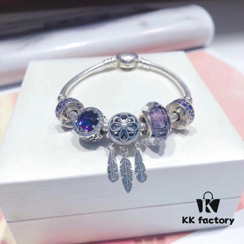692fe42999f2d84055c8bfe6 Pandora Pandora Silver Deep Purple Dream Catcher New Arrival! Highest Quality on Market, Supports Counter Cleaning! Made with Counter Materials, Perfect 1:1 Craftsmanship!