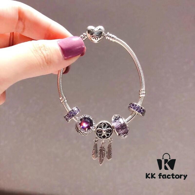 692fe42a99f2d84055c8bfe7 Pandora Pandora Silver Deep Purple Dream Catcher New Arrival! Highest Quality on Market, Supports Counter Cleaning! Made with Counter Materials, Perfect 1:1 Craftsmanship!