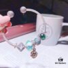 692fe42b99f2d84055c8bfeb Pandora Rainbow Love New Arrival! High-Quality Replica with Original Materials, Featuring Colorful Glass Beads, Sparkling Green Charms, Square Cat's Eye, and Diamond-Cut Green Cat's Eye Pendant Symbolizing Beautiful Love