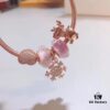 692fe43099f2d84055c8bff4 Pandora Rose Pink Silver Thread Reindeer Snowflake Bracelet
