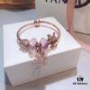 692fe43199f2d84055c8bff5 Pandora Rose Pink Silver Thread Reindeer Snowflake Bracelet
