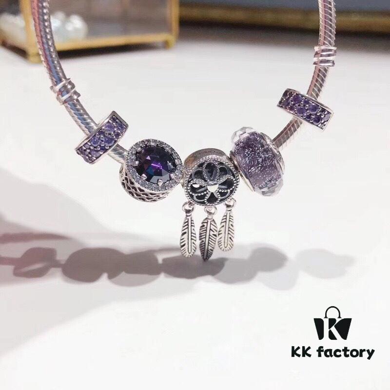 692fe43299f2d84055c8bff7 Pandora Pandora Silver Deep Purple Dream Catcher New Arrival! Highest Quality on Market, Supports Counter Cleaning! Made with Counter Materials, Perfect 1:1 Craftsmanship!