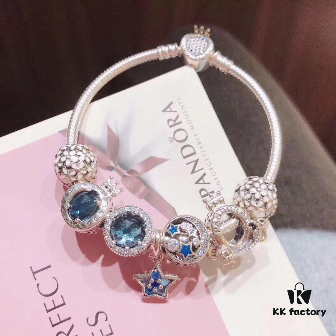 692fe43799f2d84055c8c002 Pandora Midnight Blue Star ⭐️ New Arrival! High-Quality Replica with Original Materials, Featuring Sparkling Midnight Blue Cat's Eye, Vintage Night Sky Openwork Moon & Stars, Crown-Embellished Cat's Eye, Daisy Flower Clip, Carriage Charm, and Sparkling Star Pendant