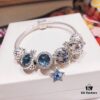 692fe43999f2d84055c8c006 Pandora Midnight Blue Star ⭐️ New Arrival! High-Quality Replica with Original Materials, Featuring Sparkling Midnight Blue Cat's Eye, Vintage Night Sky Openwork Moon & Stars, Crown-Embellished Cat's Eye, Daisy Flower Clip, Carriage Charm, and Sparkling Star Pendant
