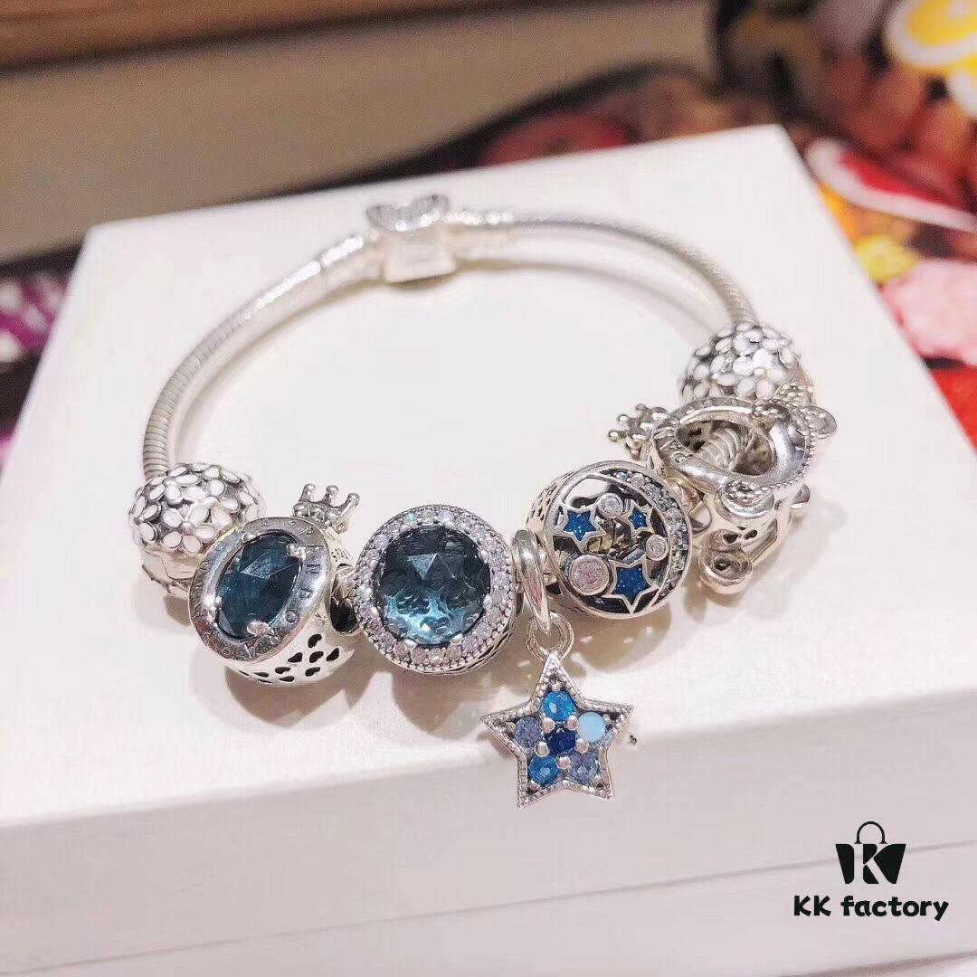 692fe43999f2d84055c8c006 Pandora Midnight Blue Star ⭐️ New Arrival! High-Quality Replica with Original Materials, Featuring Sparkling Midnight Blue Cat's Eye, Vintage Night Sky Openwork Moon & Stars, Crown-Embellished Cat's Eye, Daisy Flower Clip, Carriage Charm, and Sparkling Star Pendant