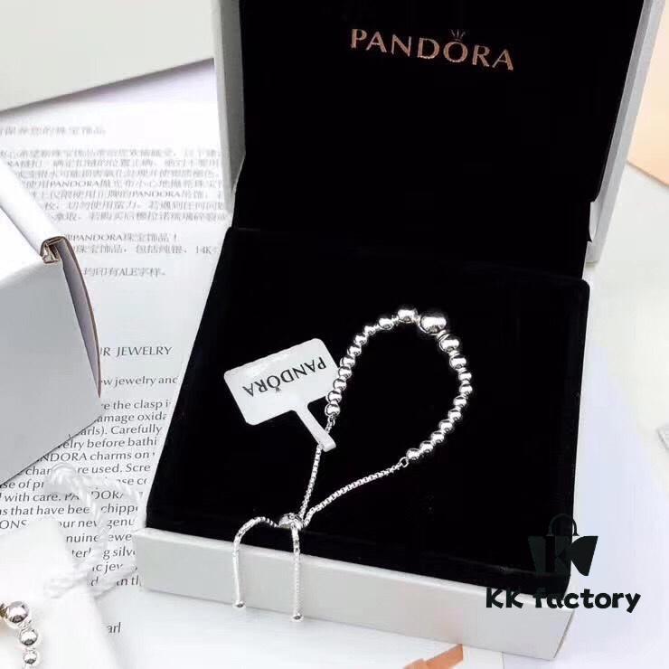 692fe43b99f2d84055c8c00e M7 Pandora Bead Bangle Bracelet - PANDORA 925 Sterling Silver Linked Bead Bracelet, Simple, Elegant, and Fashionable