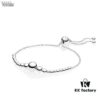 692fe43c99f2d84055c8c011 M7 Pandora Bead Bangle Bracelet - PANDORA 925 Sterling Silver Linked Bead Bracelet, Simple, Elegant, and Fashionable