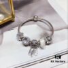 692fe43c99f2d84055c8c013 Pandora Pandora White Dream Catcher New Arrival! Made with counter materials, perfectly crafted one-to-one, quality comparable to counter! White faceted glass, white cat's eye, wealth-attracting coin charm, fully diamond-paved five-petal flower charm, meaningful dream catcher pendant! S925 silver comes with official counter packaging!
