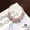 692fe43e99f2d84055c8c016 Pandora Pink Peach Blossom, Drifting Affection 🌺 New Arrival! Perfectly Crafted with Authentic Materials, One-to-One Replica, Quality Comparable to Retail Store Version! Featuring Peach Blossom Glass Bead, Cherry Blossom Cat's Eye Pearl, Pink Entwined Love Charm, White Daisy Bead, and Fully Diamond-Paved Daisy Flower Pendant. Made in S925 Silver with Official Retail Packaging!