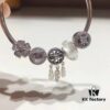 692fe43f99f2d84055c8c017 Pandora Pandora White Dream Catcher New Arrival! Made with counter materials, perfectly crafted one-to-one, quality comparable to counter! White faceted glass, white cat's eye, wealth-attracting coin charm, fully diamond-paved five-petal flower charm, meaningful dream catcher pendant! S925 silver comes with official counter packaging!