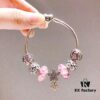 692fe43f99f2d84055c8c019 Pandora Pink Peach Blossom, Drifting Affection 🌺 New Arrival! Perfectly Crafted with Authentic Materials, One-to-One Replica, Quality Comparable to Retail Store Version! Featuring Peach Blossom Glass Bead, Cherry Blossom Cat's Eye Pearl, Pink Entwined Love Charm, White Daisy Bead, and Fully Diamond-Paved Daisy Flower Pendant. Made in S925 Silver with Official Retail Packaging!
