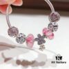 692fe43f99f2d84055c8c01b Pandora Pink Peach Blossom, Drifting Affection 🌺 New Arrival! Perfectly Crafted with Authentic Materials, One-to-One Replica, Quality Comparable to Retail Store Version! Featuring Peach Blossom Glass Bead, Cherry Blossom Cat's Eye Pearl, Pink Entwined Love Charm, White Daisy Bead, and Fully Diamond-Paved Daisy Flower Pendant. Made in S925 Silver with Official Retail Packaging!