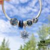 692fe45699f2d84055c8c041 Pandora Icy Snowflake New Arrival! Brilliant Blue Faceted Glass, Sparkling Diamond-Cut Blue Cat's Eye, Cross Snowflake Charm, Full Diamond Blue Bead with Sparkling Blue Snowflake Pendant. Made with S925 Silver and Authentic Store Packaging!