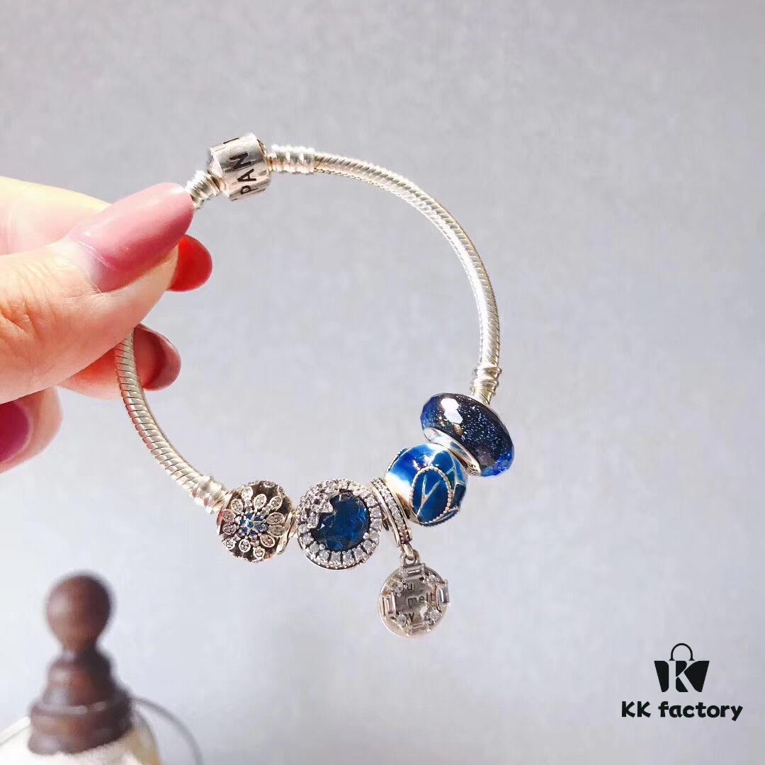 692fe45799f2d84055c8c045 Pandora Pandora Brilliant Blue Ice Crystal New Arrival! Made with counter materials, one-to-one perfect craftsmanship, quality comparable to official counter!
