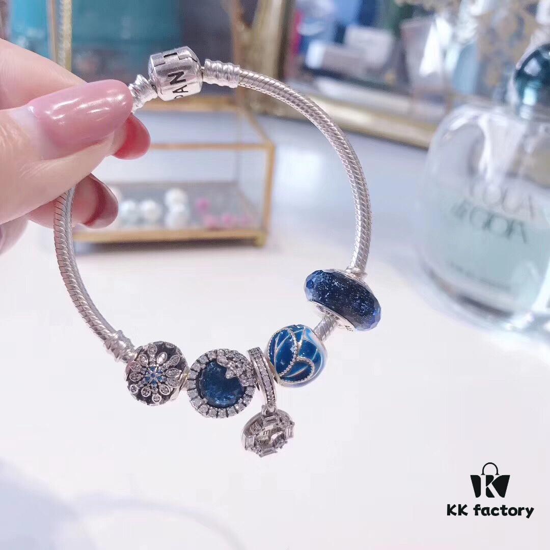 692fe45999f2d84055c8c049 Pandora Pandora Brilliant Blue Ice Crystal New Arrival! Made with counter materials, one-to-one perfect craftsmanship, quality comparable to official counter!