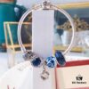692fe45a99f2d84055c8c04c Pandora Pandora Brilliant Blue Ice Crystal New Arrival! Made with counter materials, one-to-one perfect craftsmanship, quality comparable to official counter!