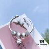 692fe46899f2d84055c8c069 Pandora Pandora White Clover New Arrival! Perfectly crafted with counter materials, one-to-one replication, quality comparable to official store products! Silver wire white faceted glass, sparkling white cat's eye beads, fully diamond-paved five-petal flower beads paired with a clover pendant. S925 silver comes with official packaging!
