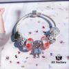 692fe47499f2d84055c8c085 Pandora Pink Kiss 👄 New Bella Mini Doll Charm! Orange-pink lip enamel with white daisy enamel bead, Valentine's heart charm 💗, four-leaf clover spacer, paired with robot Bella pendant. Made from authentic materials, 1:1 replica with S925 silver and official retail packaging!