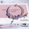 692fe47699f2d84055c8c08c Pandora Pandora Silver Wire Pink Purple Heart Key New Arrival! Highest Quality on Market, Compatible with Official Store Cleaning! Made with Authentic Materials for Perfect One-to-One Replication!