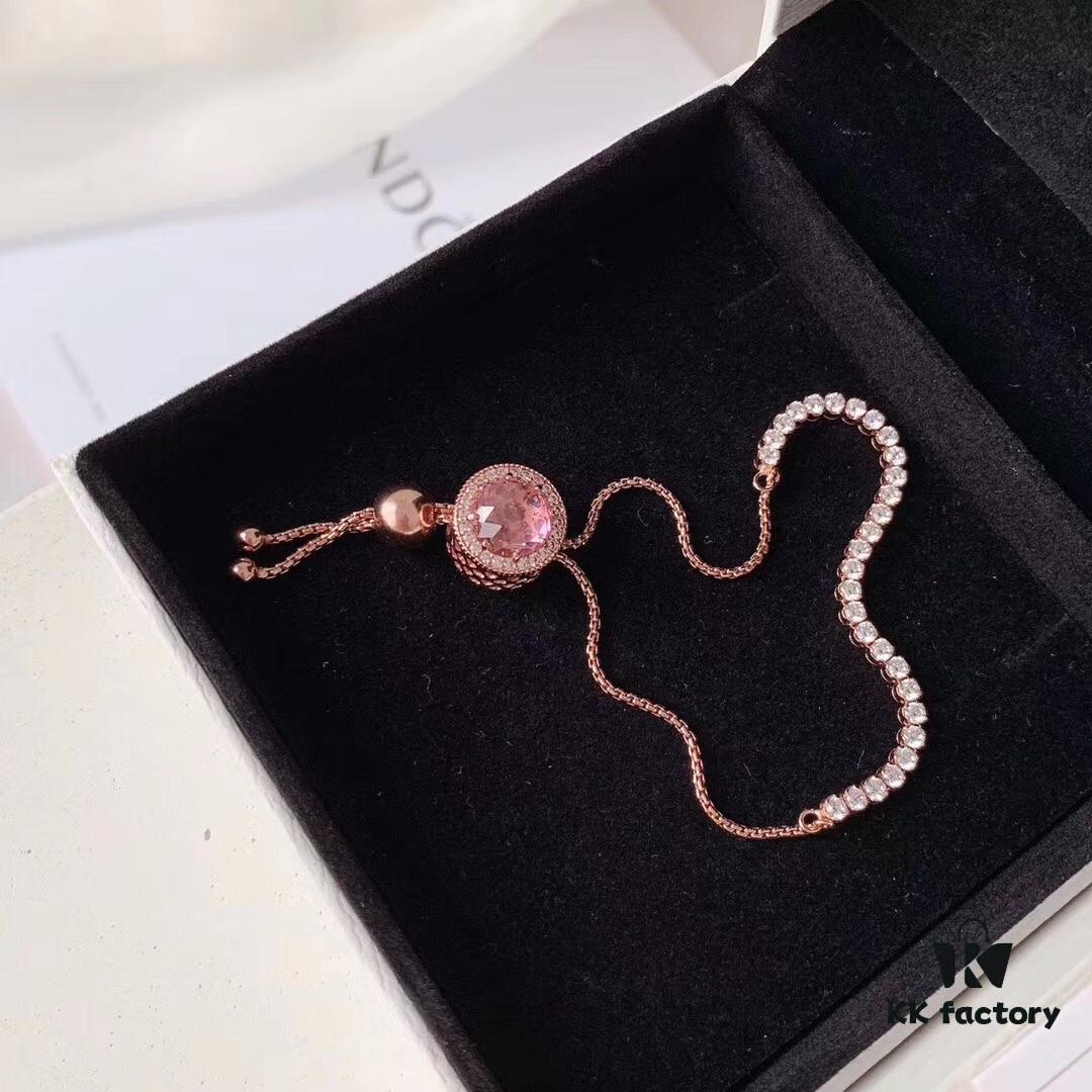 692fe47899f2d84055c8c08e Pandora Official Website Blossoming Peach Blossoms Sparkling Bracelet