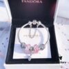 692fe48199f2d84055c8c0a7 Pandora Cute Peach Blossom Flower Dainty Pacifier Pendant Necklace – High-Quality Replica with Authentic Materials