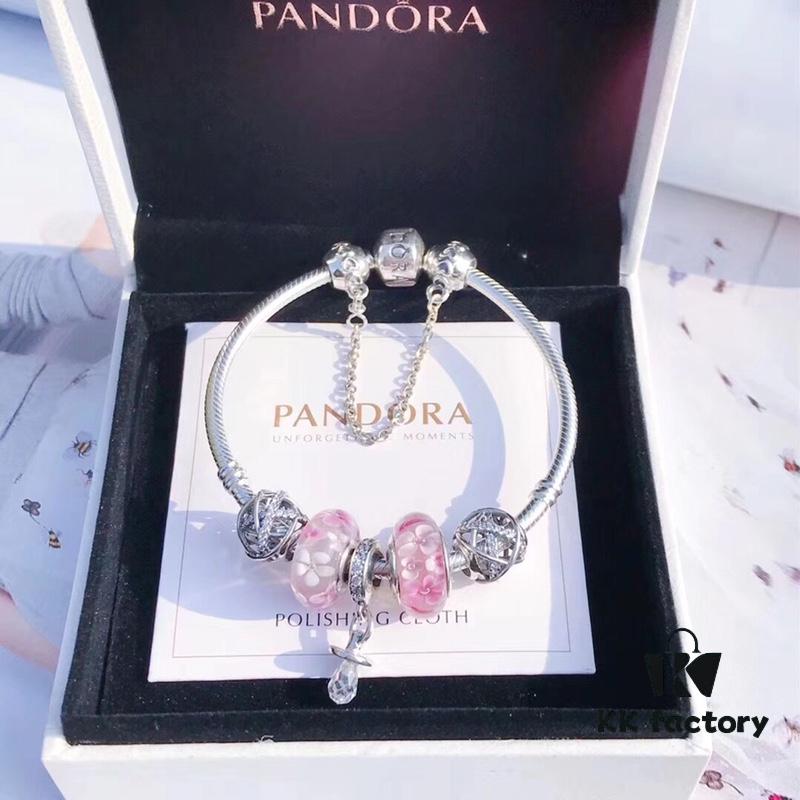 692fe48199f2d84055c8c0a7 Pandora Cute Peach Blossom Flower Dainty Pacifier Pendant Necklace – High-Quality Replica with Authentic Materials