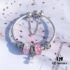 692fe48299f2d84055c8c0a8 Pandora Cute Peach Blossom Flower Dainty Pacifier Pendant Necklace – High-Quality Replica with Authentic Materials