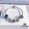 692fe48399f2d84055c8c0ad Pandora Fall New Arrival Deep Blue Sparkling Heart Design Necklace