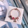 692fe48a99f2d84055c8c0bf Pandora Magic Forest Rose Gold Bracelet Set with Acorn and Fallen Leaf Pendant & Sparkling Leaf Charm