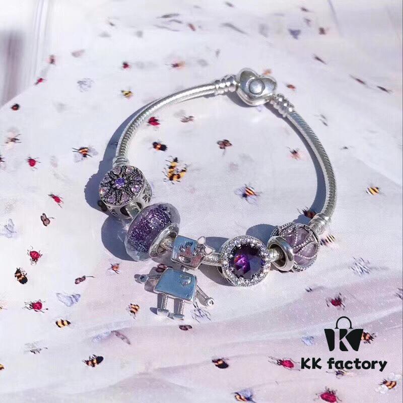 692fe49099f2d84055c8c0cc Pandora Bella in Sterling Silver with Purple Enamel and Sparkling Details - Imported Thai Original Design