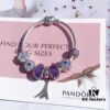 692fe49a99f2d84055c8c0df Pandora Romantic Purple Eiffel Tower Tower 🗼 New Arrival! Made with counter-grade materials, perfectly crafted at a 1:1 ratio, quality comparable to official store products! Features purple faceted glass beads, purple sparkling forget-me-not stones, fully diamond-paved five-petal flower beads, rose-purple sparkling diamond beads, paired with the iconic Eiffel Tower 🗼 pendant. Comes with S925 silver and original boutique packaging!