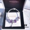 692fe49a99f2d84055c8c0e0 Pandora Romantic Purple Eiffel Tower Tower 🗼 New Arrival! Made with counter-grade materials, perfectly crafted at a 1:1 ratio, quality comparable to official store products! Features purple faceted glass beads, purple sparkling forget-me-not stones, fully diamond-paved five-petal flower beads, rose-purple sparkling diamond beads, paired with the iconic Eiffel Tower 🗼 pendant. Comes with S925 silver and original boutique packaging!